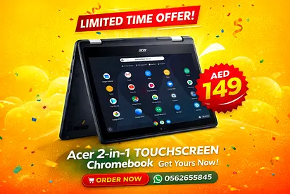 Perfect for Home, Study  Travel – Acer 2-in-1 Chromebook