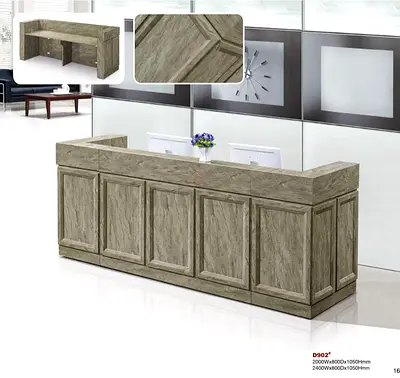 Elegant Reception Counter with Modern Design