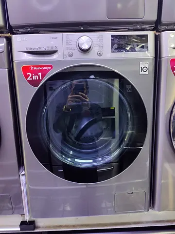 LG latest model front load dual combi washing machine 10/7kg
