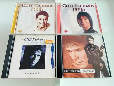 4 Cliff Richard Music CD’s