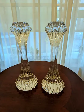 Crystal candle holder