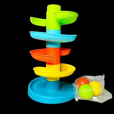 Roll ball tower for kids