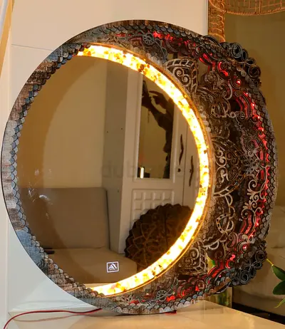 Decorative HandMade Smart Mirror with LED Light