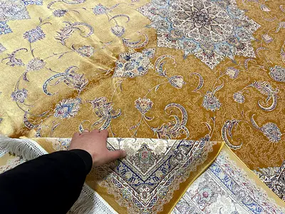 3x2m Persian Bamboo Silk High Quality Premium Machine Knot Carpet