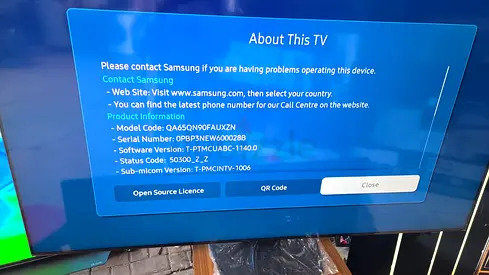 Samsung Neo QLed QA65QN90FAUXZN Latest Modal