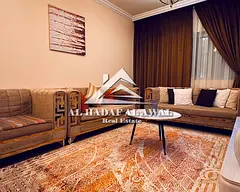 2 bedrooms living room with balcony master rooms 3 bathrooms additional hall for rent Al Taawun incl