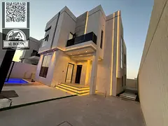🏡 Two-story villas for sale in Al-Haliyo 2, super deluxe finishing, 4 bedrooms, living room, hall