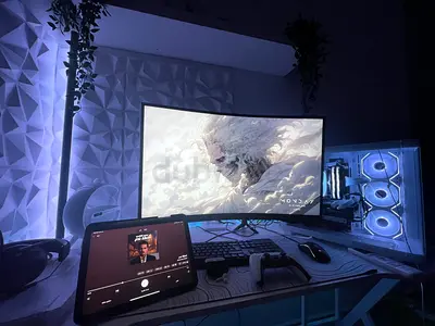 تجميعة Gaming PC كاملة مع شاشة وملحقات — جميع القطع بضمان Full Gaming PC Setup — Monitor Included