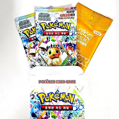 Limited Original SET Terastal Festival 2PACKS+PROMO Pokemon Cards Sealed KOREAN