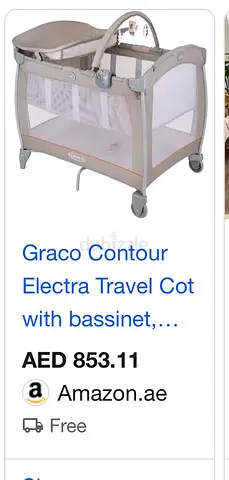 Grace baby crib travel support