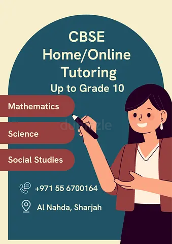 CBSE Home/Online Tutoring - Upto Grade 10