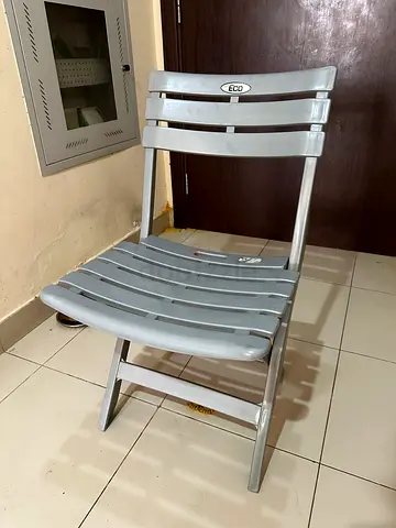 Stylish Stacking Chair in Grey