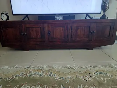 Coffee table and TV stand-solid wood