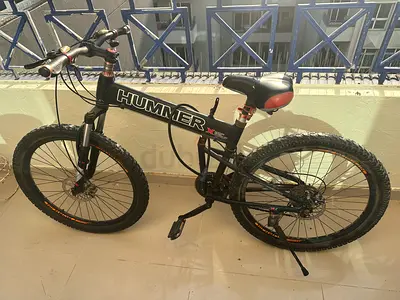 Foldable HUMMER bicyle + lock for sale