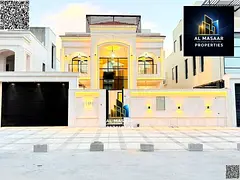 Villa in Al Bahia, one of the most prestigious areas of Ajman. Two floors and a rooftop. Excellent d