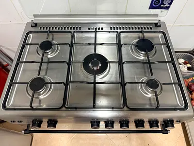 Stainless Steel Gas Cooker with 5 Burners