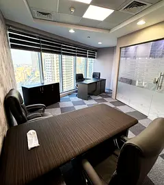 Premium Fully Fitted Offices | High-Floor | Burj &amp; Canal View
