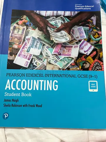 Pearson edexcel accounting student book for igcse