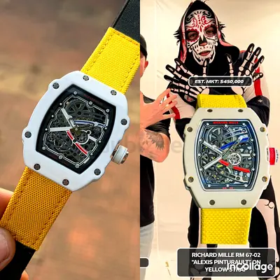 Exclusive Richard Mille RM 67-02 with Yellow Strap