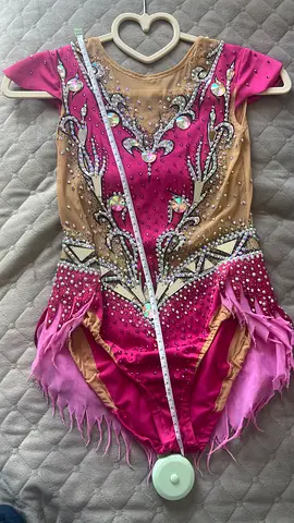 Rhythmic gymnastics competition leotard for height 135-145 cm approximately