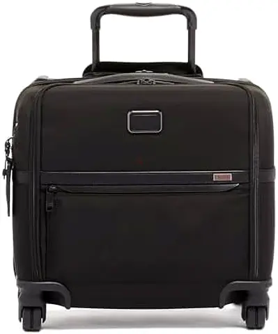 TUMI - Alpha 3 Carry-On 4 Wheeled Laptop Compact Brief Briefcase - 15 Inch Computer Case for Men