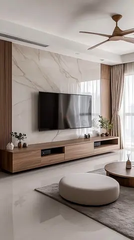 Stylish Modern Entertainment Center with TV Stand