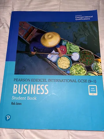 Business Pearson edexcel student book for igcse