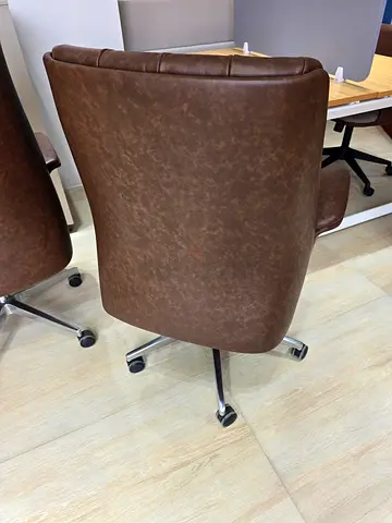 Medium back executive leather custom made chair