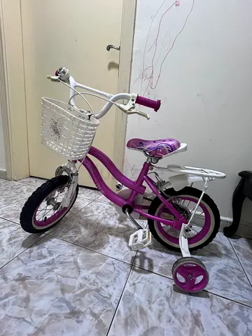 Kids Pink Bicycle with Basket