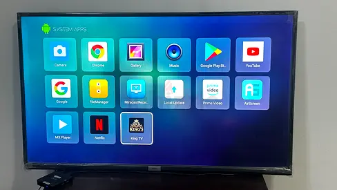 Smart LED TV with Streaming Apps