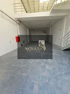 A distinctive warehouse in Al Jurf Industrial Area 3 on the main street, with an area of ​​3000 