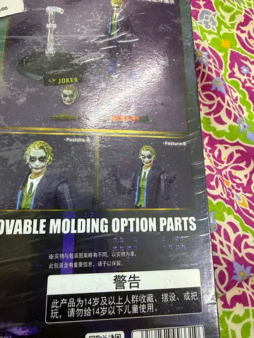 Joker Collectible Figure with Customizable Parts