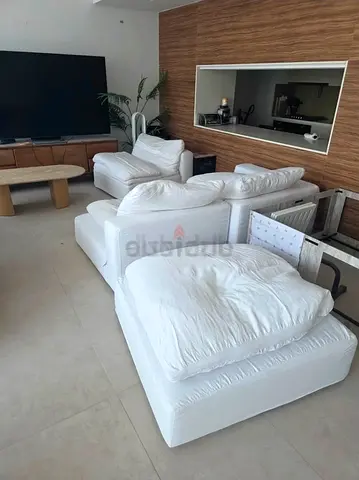 4_ pieces Modular Marina Home Luscious Modular Sofa with footstool
