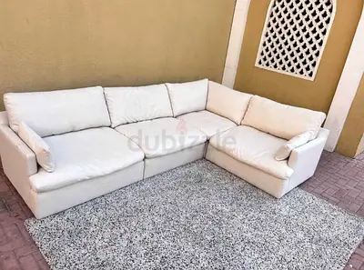 Feather 🪶 filled Home Center Swin Sofa Beige