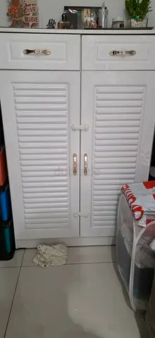 Elegant White Storage Cabinet for Your Home