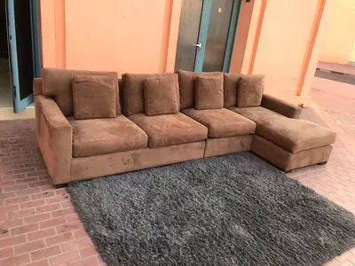 4__ Seater CrateBarrel Axis feather 🪶 filled Sofa