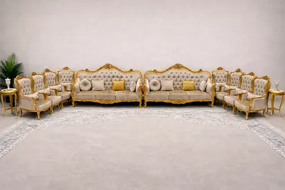 Luxury Classic Sofa Set for Sale طقم كنب كلاسيك فاخر للبيع