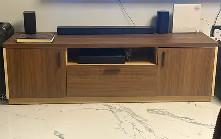 Modern Wooden Entertainment Center for Sale