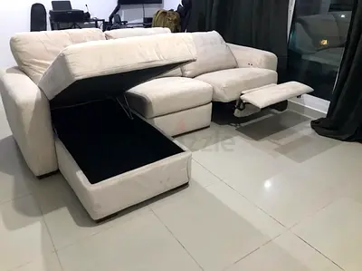 Pottery barn L shape sofa
