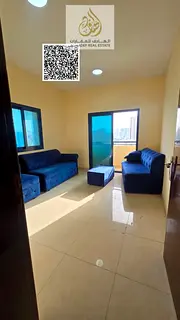 One-bedroom apartment with a separate living room, balcony, and central gas kitchen.