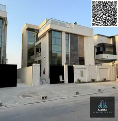 For sale in Al Yasmeen (Al Maidan) ‏Two-story villa with a rooftop and swimming pool ‏Land area: