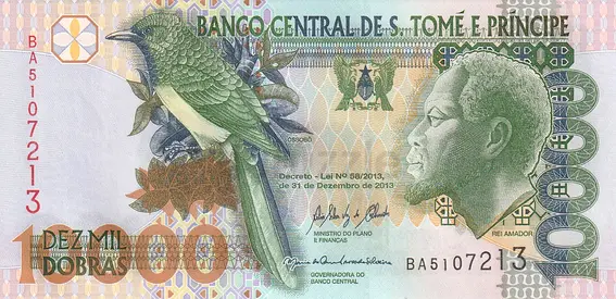 SAO TOME 10,000 DOBRAS BANKNOTE 2013