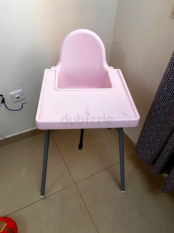 Pink Baby High Chair for Comfortable Feeding