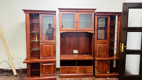 Tv table/ tv unit with cupboards (3pc set)