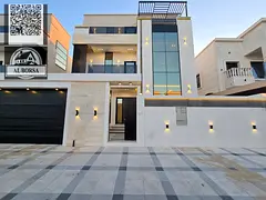 🏡 Villa for rent in Al Bahia, 6 master bedrooms, living room and majlis, maid's room, swimmin