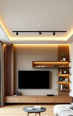 Luxury TV unit wall design