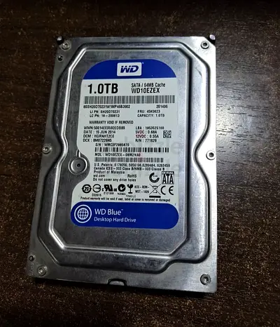 Western Digital 1TB SATA HDD for Sale
