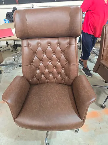 Highback executive leather revolving chair customised