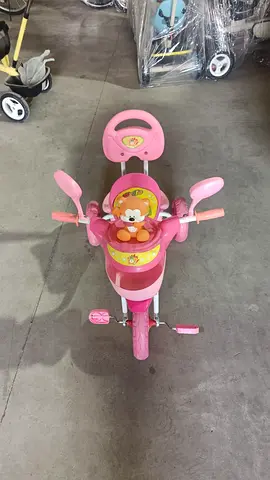 Cute Pink Trike with Plush Toy