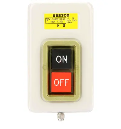 Start Stop Push Button Switch On/Off 30A BS230B for Power Tools